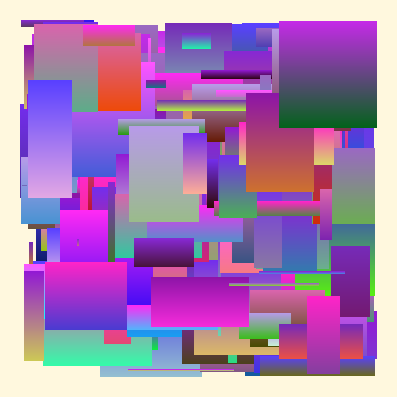 Gradient Rect #131 static NFT preview