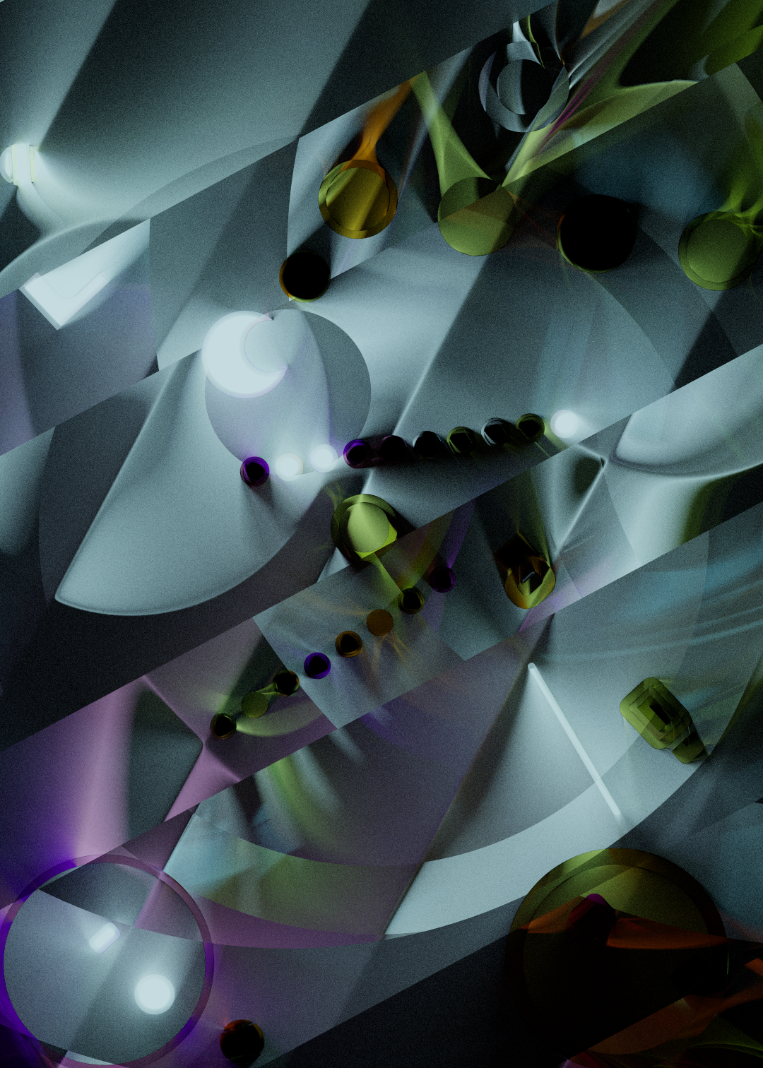 Caustic Obstacles #74 static NFT preview