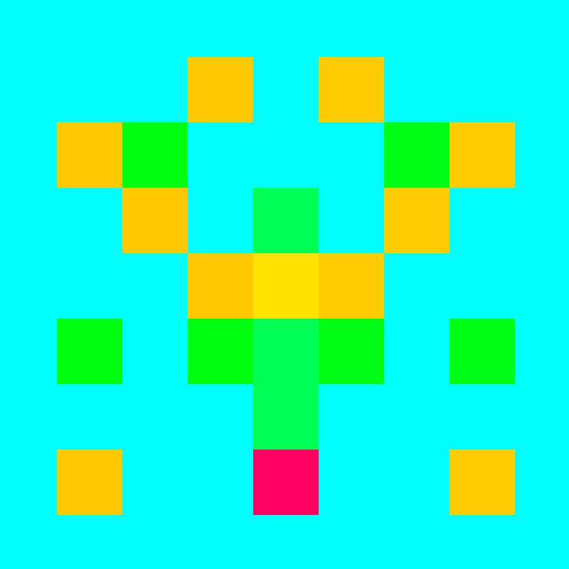 Colorful Invaders #4 static token preview