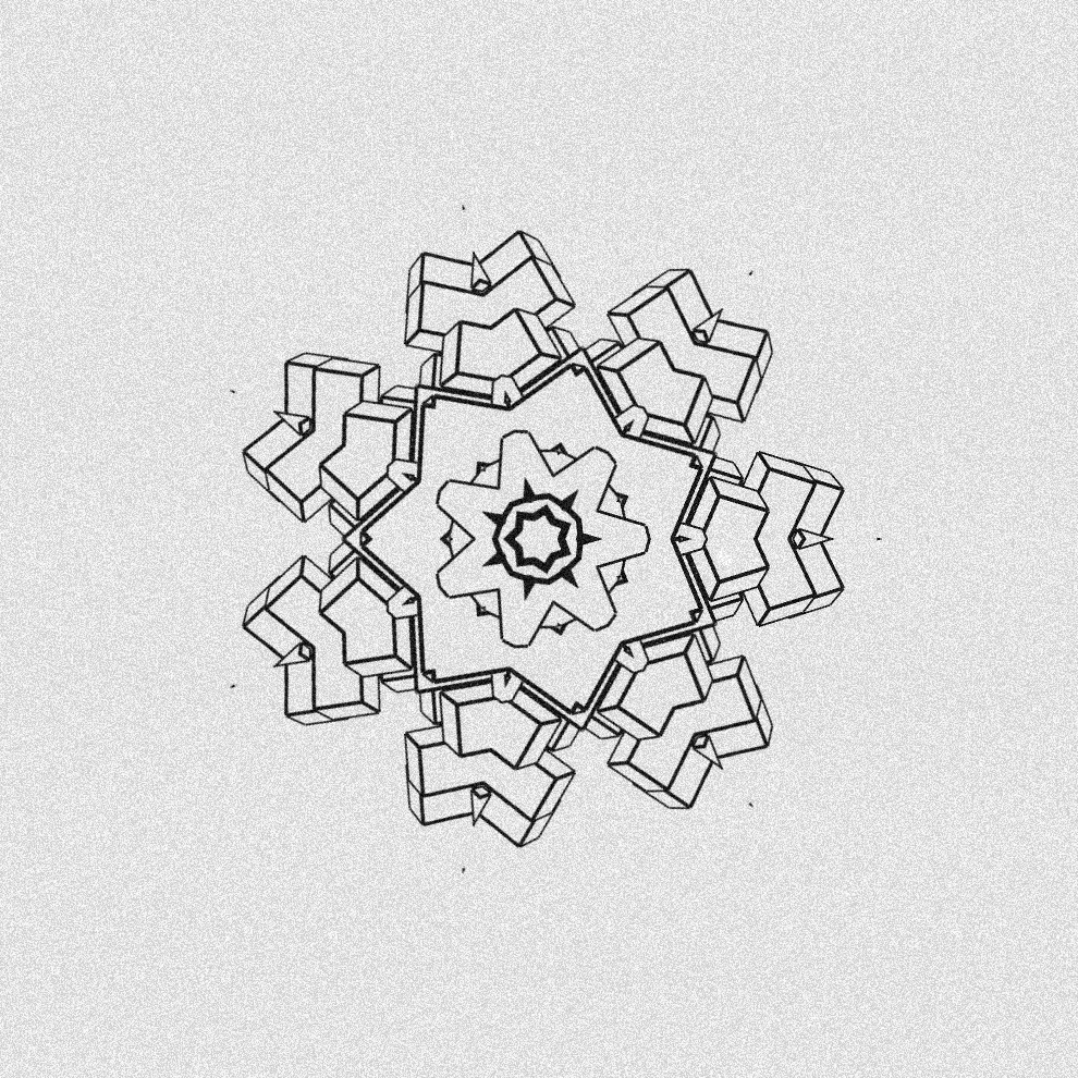 Monochrome Kaleido #188 static token preview