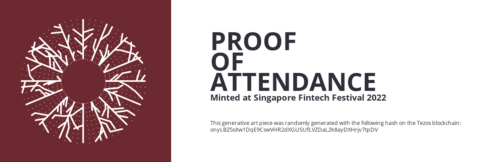 SFF2022 Proof of Attendance Token #1859 static token preview