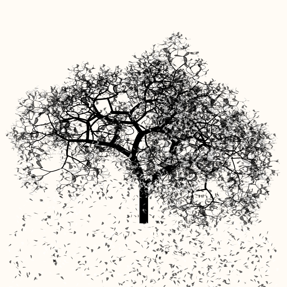 Bézier Bloom #22 static NFT preview