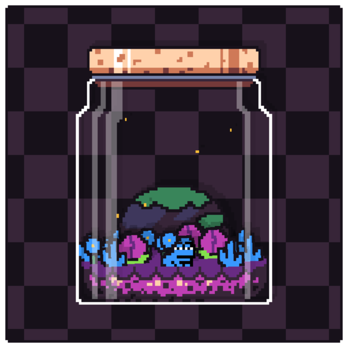 Toad Terrarium #205 static token preview