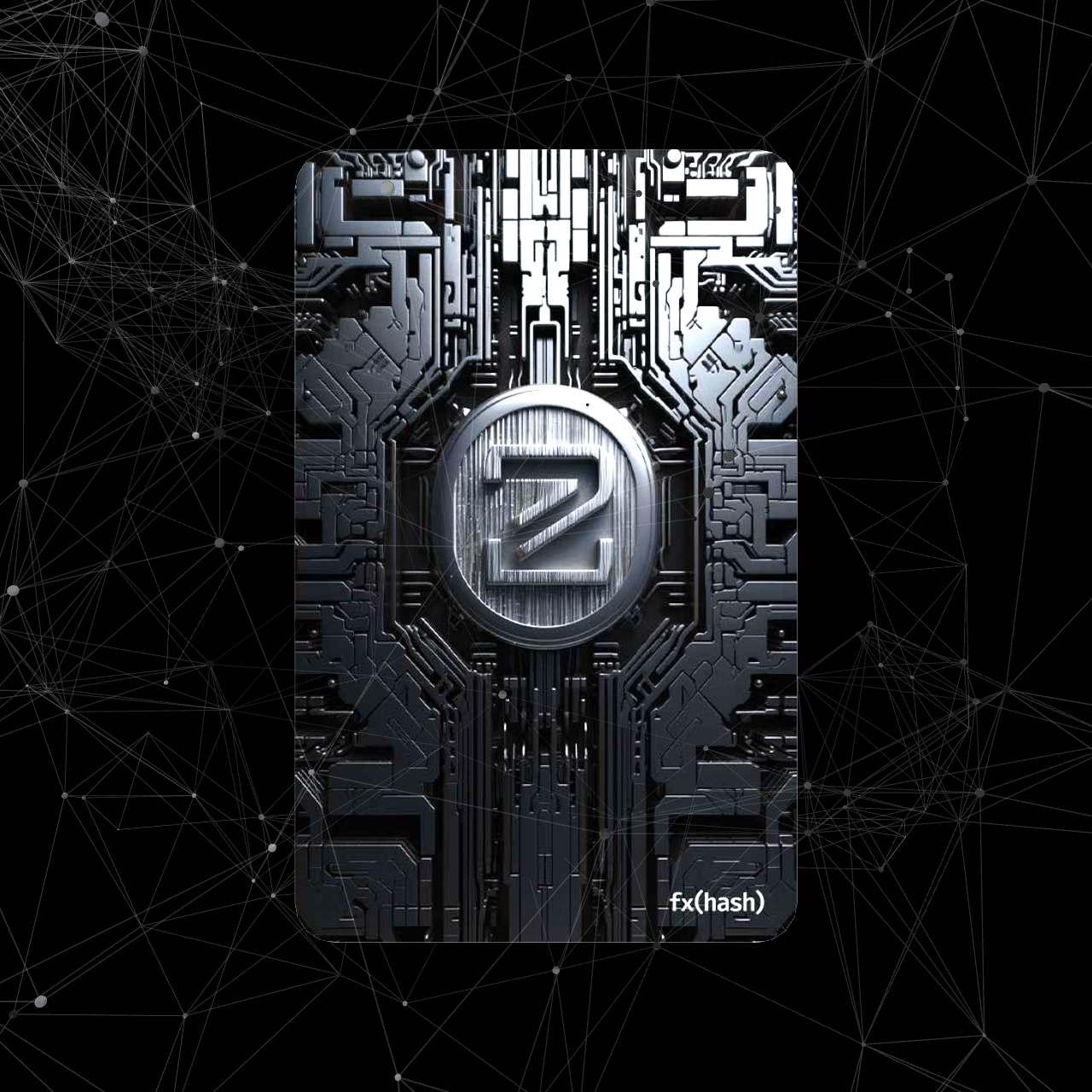 FXHash 2.0 Card #128 static NFT preview