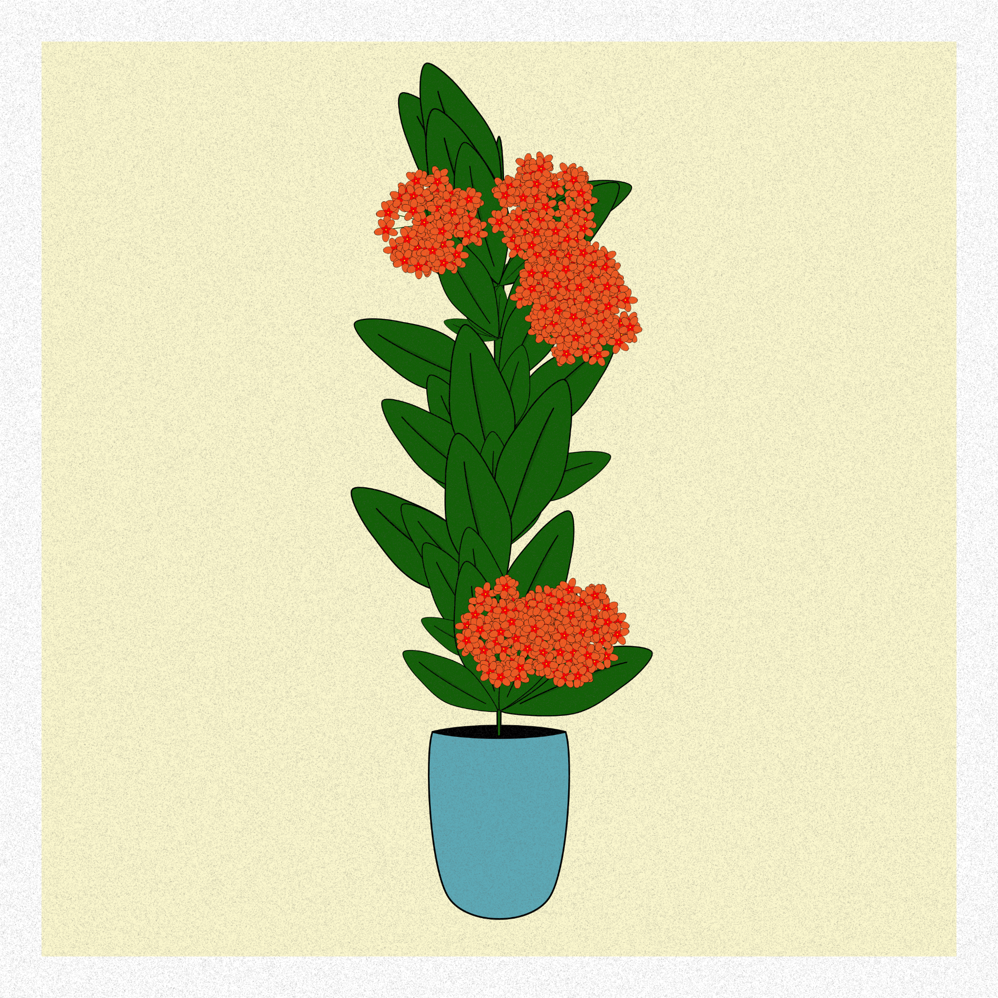 Flowers #91 static NFT preview
