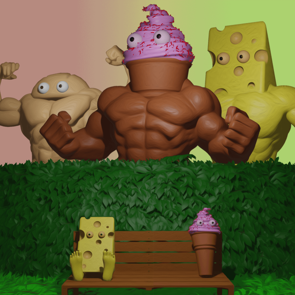 Buff Bois #8 static token preview