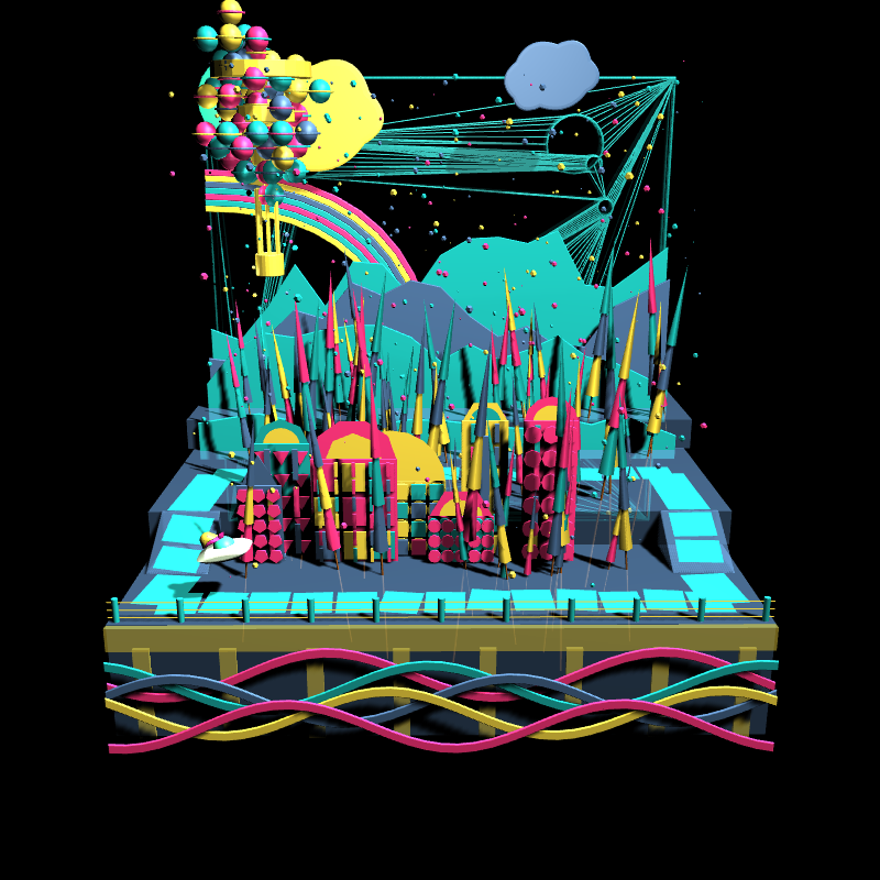 Paper Art 3D #211 static NFT preview