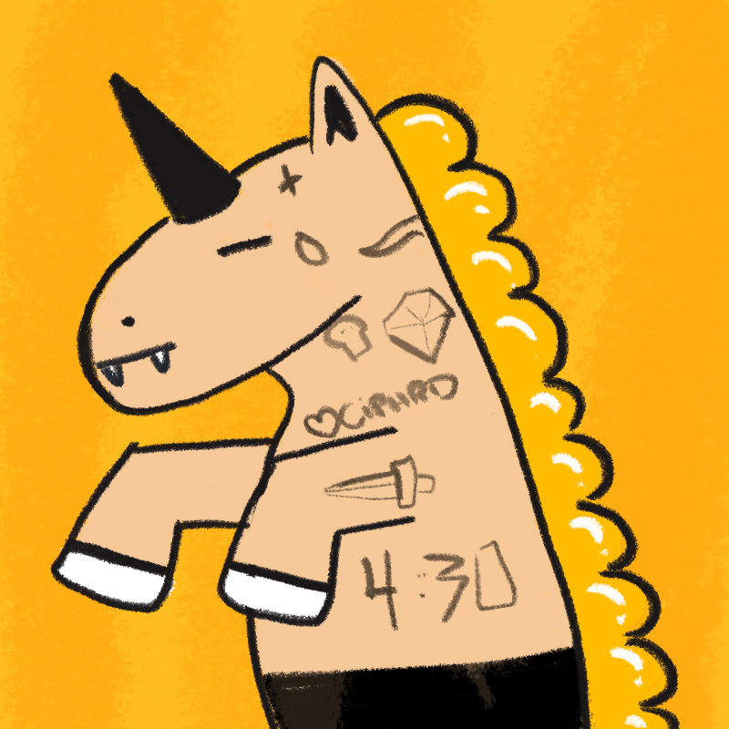 Peculiar unicornos #35 static token preview