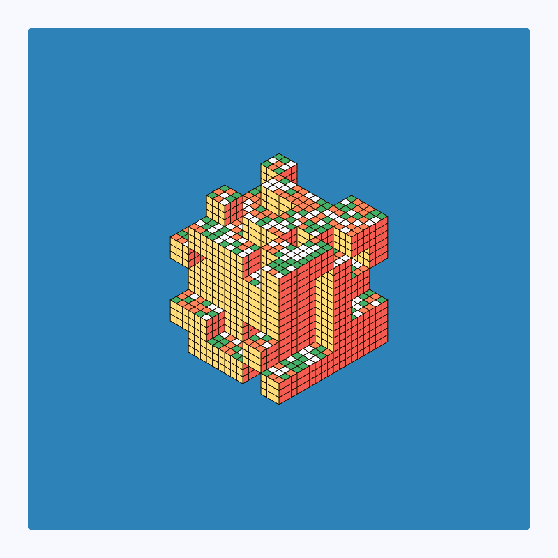 Rubik’s Fortress II #65 static token preview