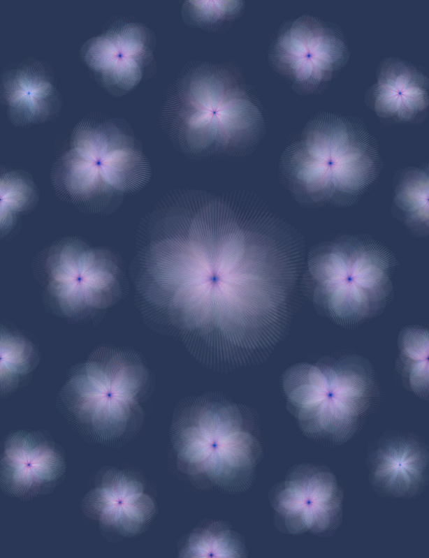 Fairy flower pattern #45 static token preview