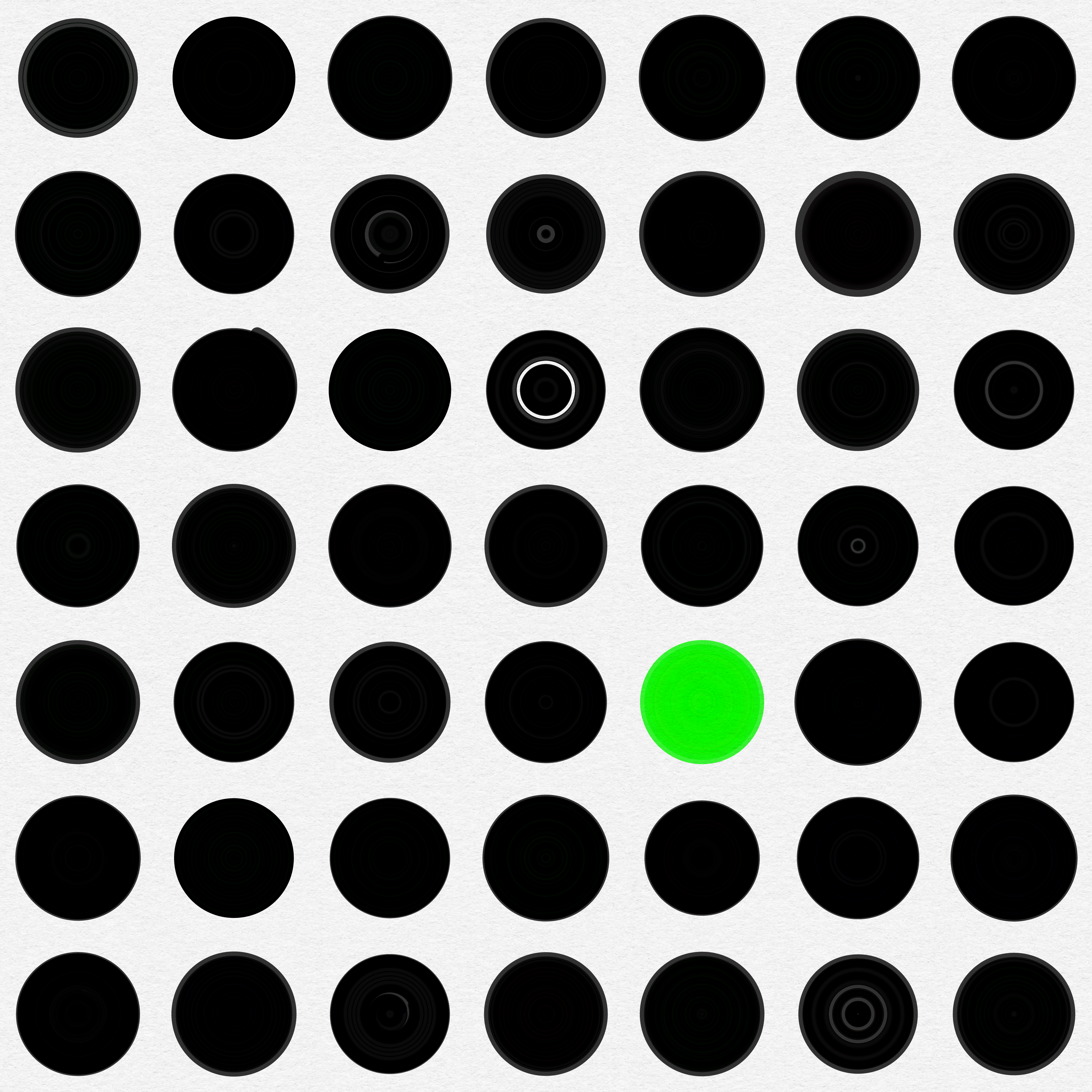 M'Fing Dots on a M'Fing Grid #114 static token preview