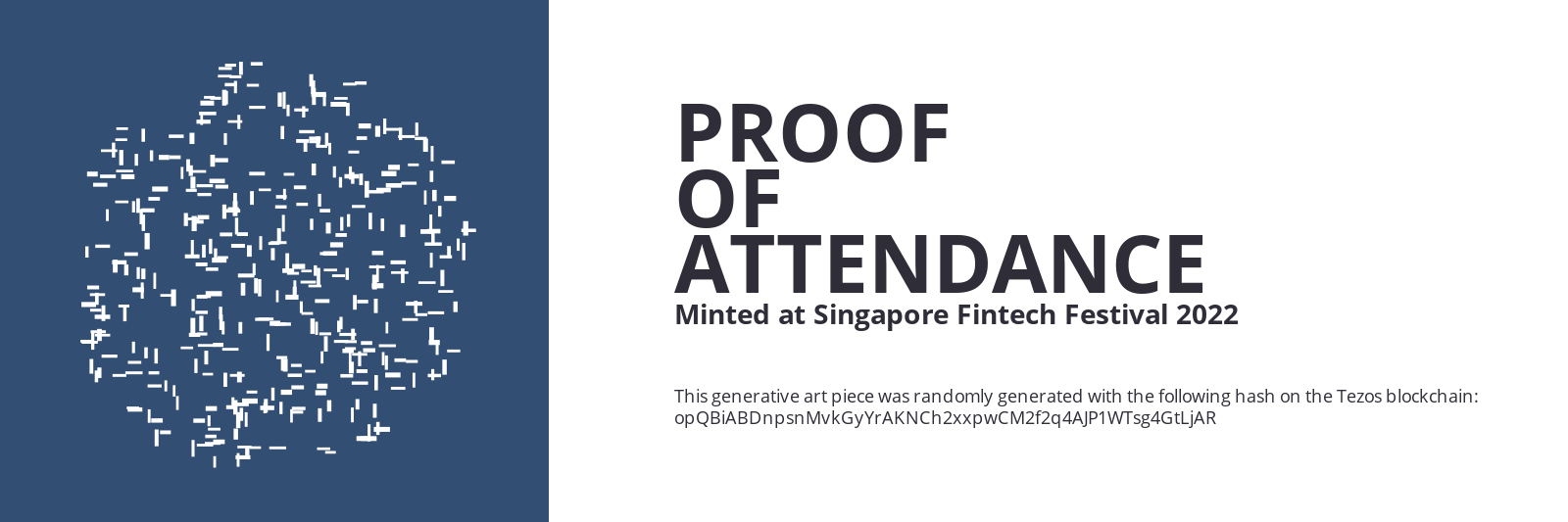 SFF2022 Proof of Attendance Token #566 static token preview
