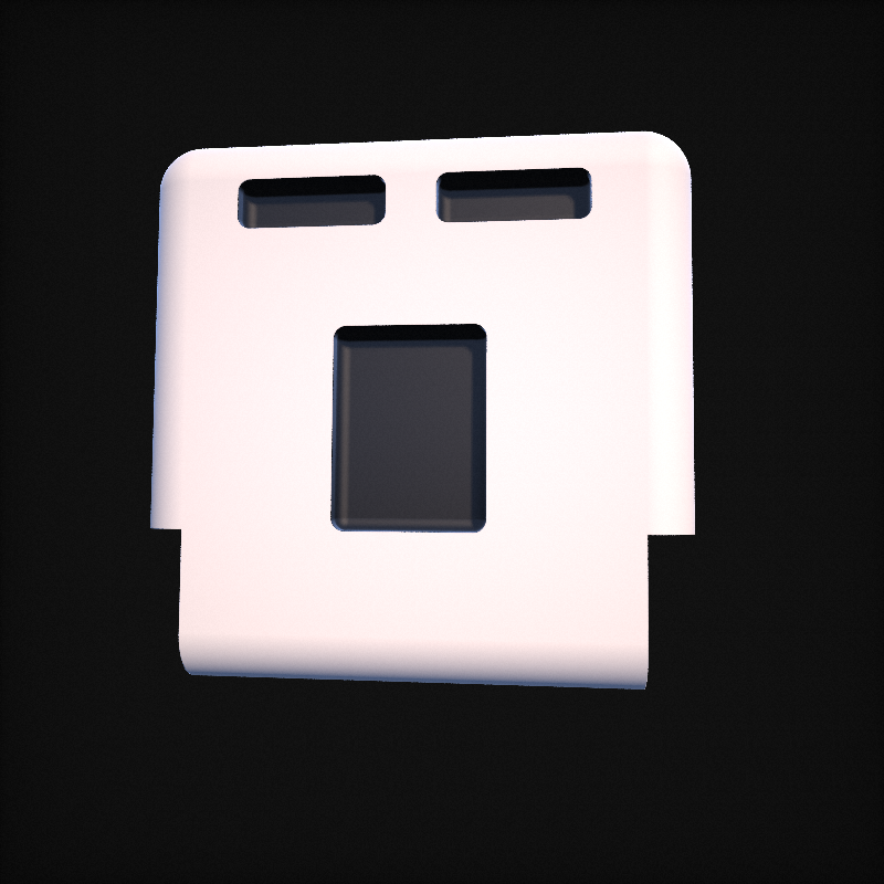 3D-SMOLSKULL #241 static token preview