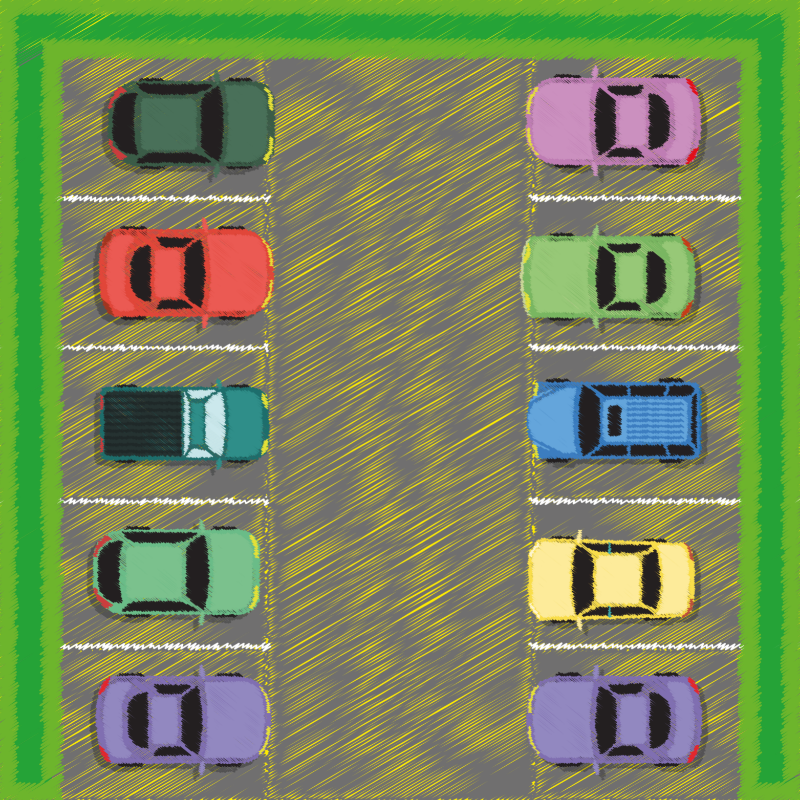 Peaceful Parking #2 static token preview