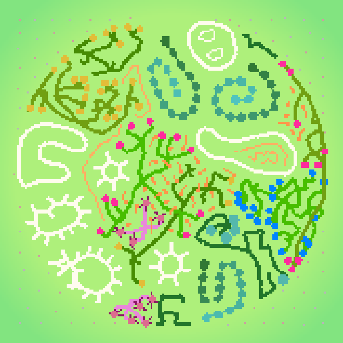 spaceplant #71 static NFT preview