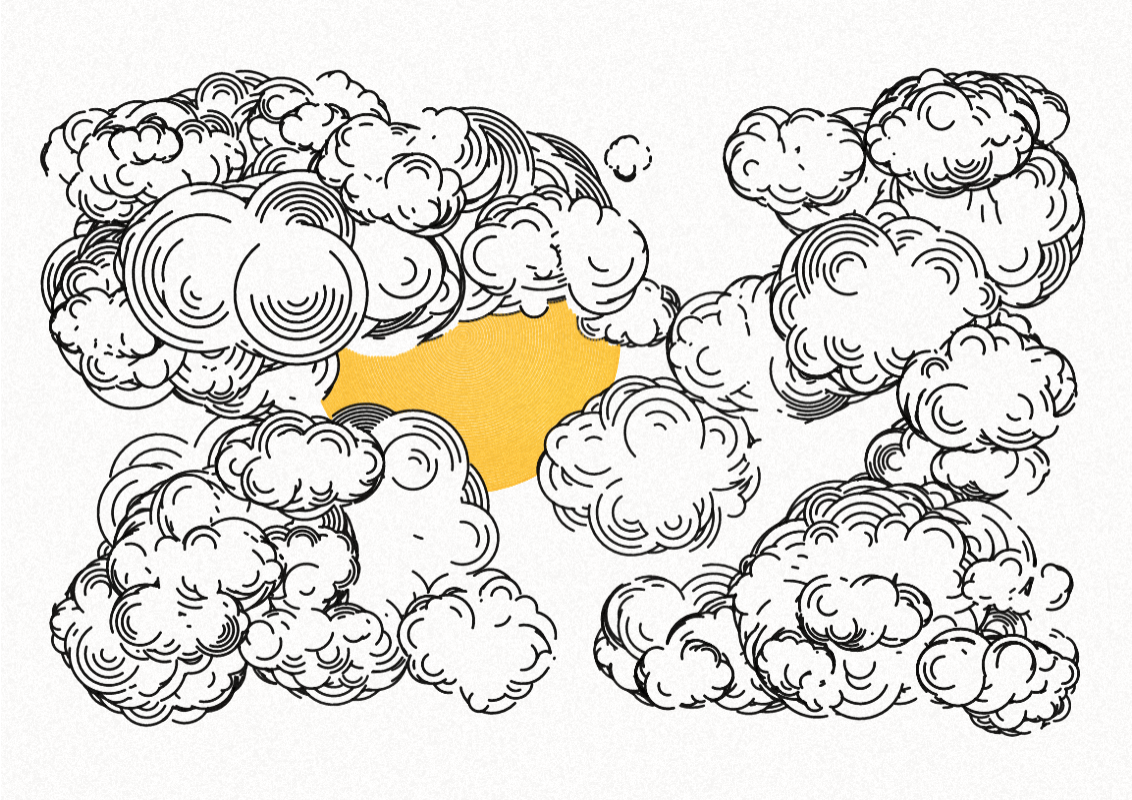 Plottable Clouds #90 static NFT preview