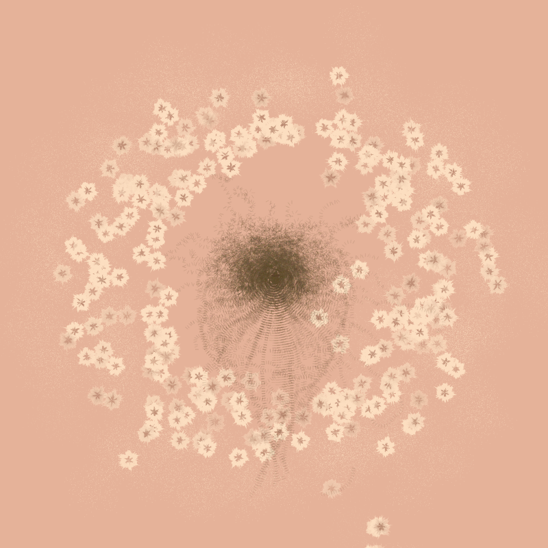 Whirlwind Blossom #100 static NFT preview
