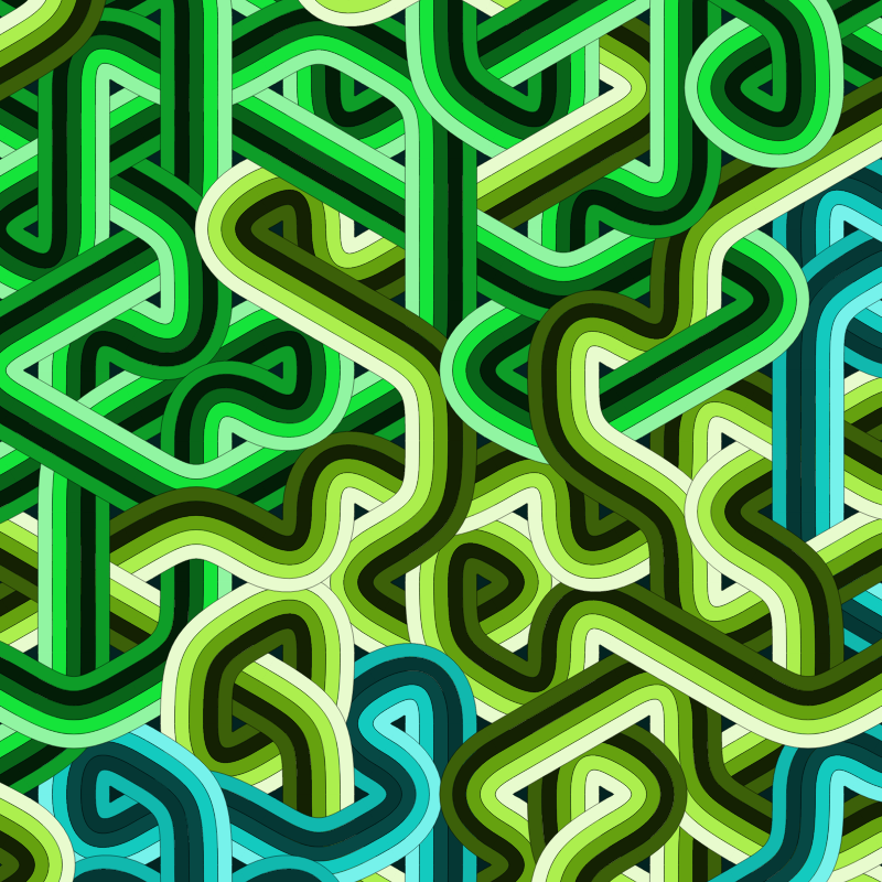 Bézier Truchet #159 static NFT preview