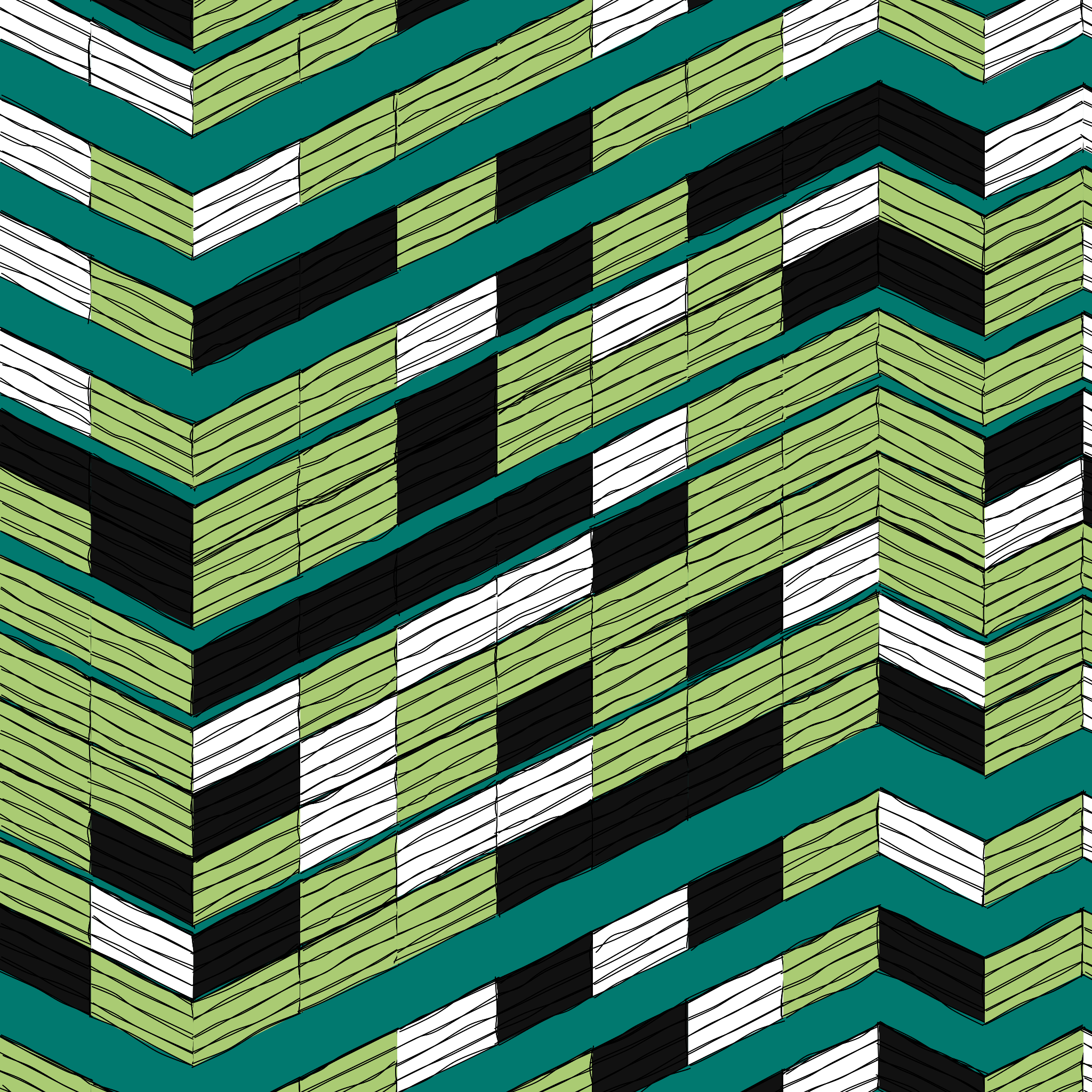 Angular Waves #47 static NFT preview
