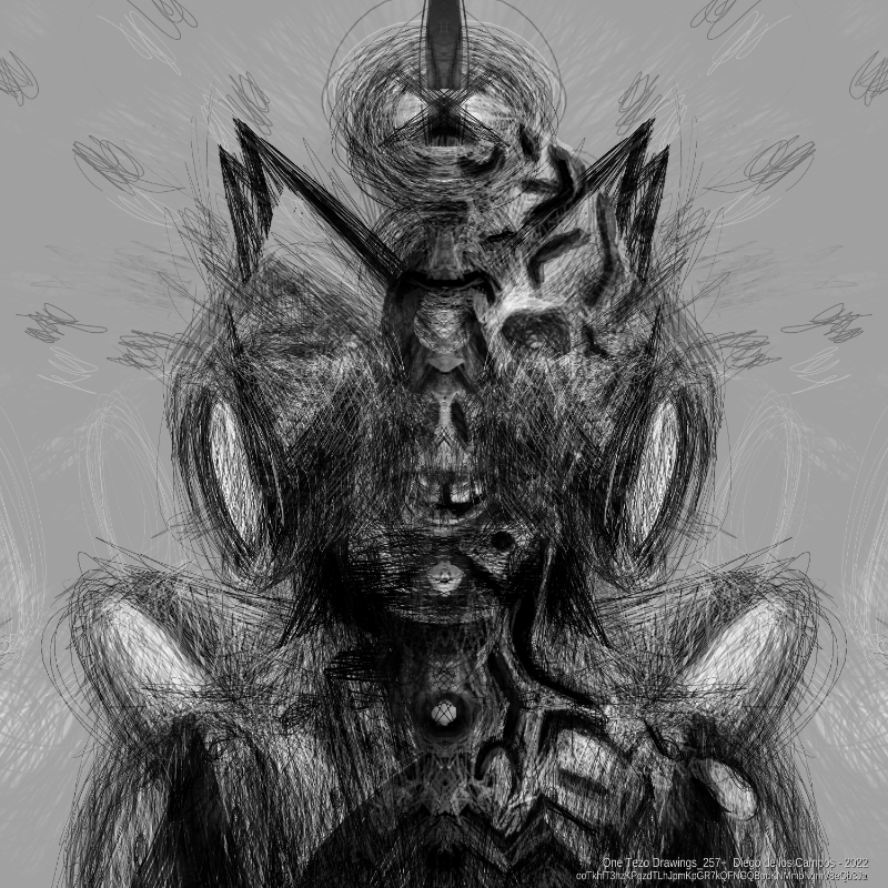 One Tezo Drawings_257+ #6 static token preview
