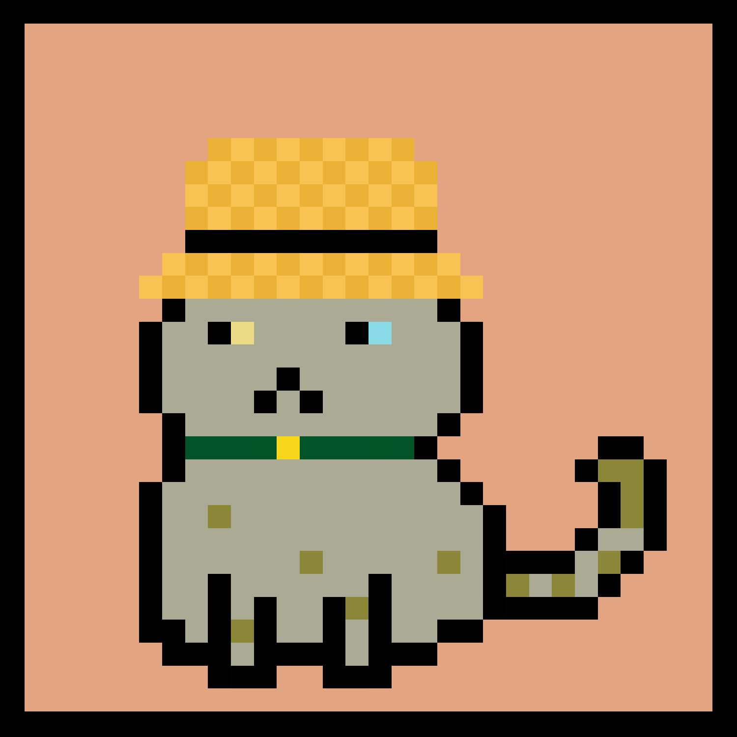 Lazy Kitties #1594 static NFT preview