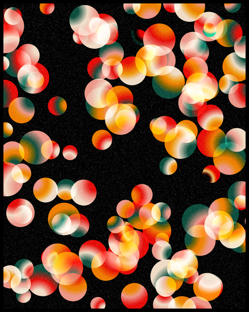 Space Bubbles (re) #105 static NFT preview