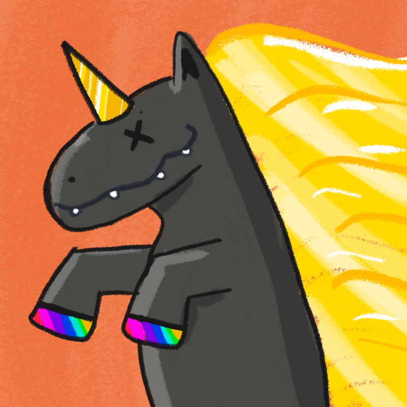 Peculiar unicornos #122 static token preview