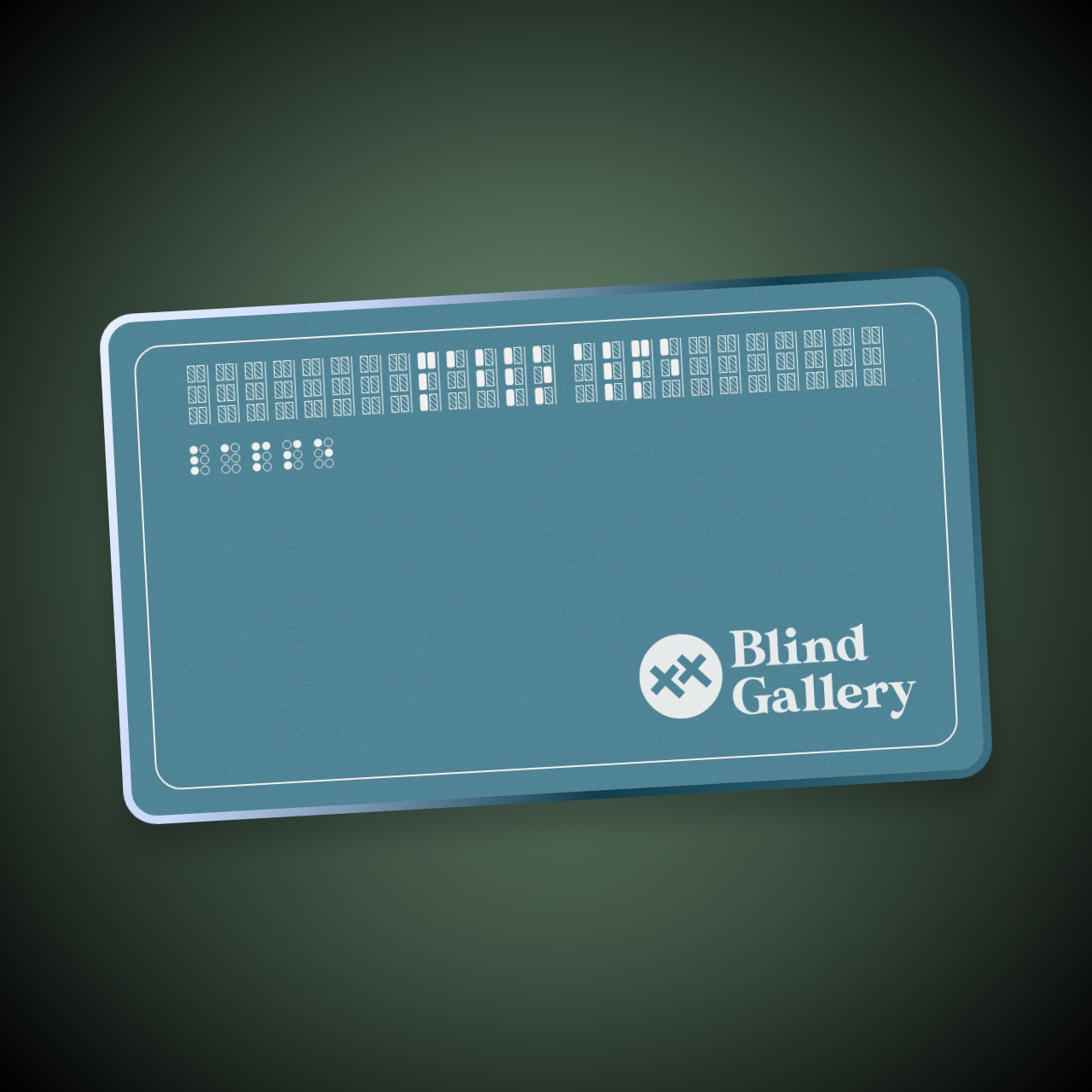 Blind Gallery Club Membership #323 static token preview