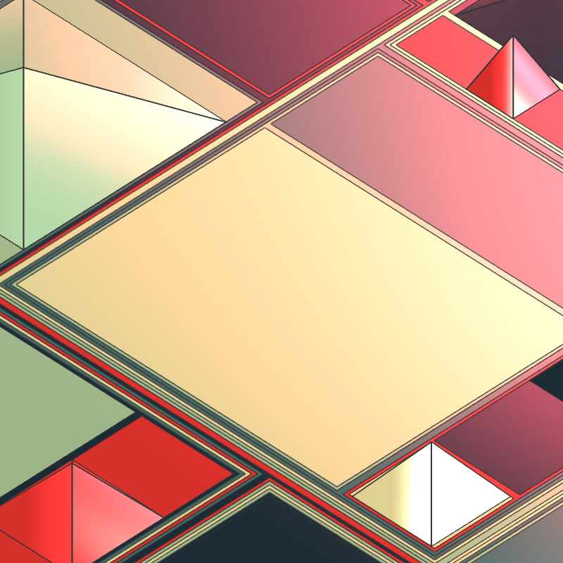 Geometric city #27 static token preview