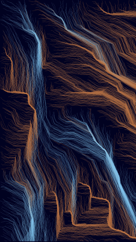 Algoscapes | Rock-face #457 static token preview