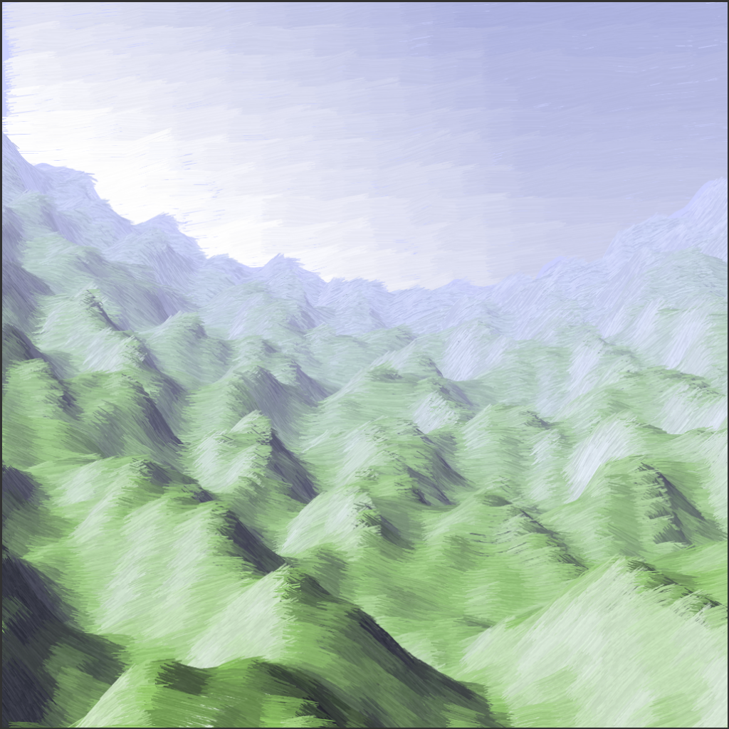Lush Fields #136 static NFT preview