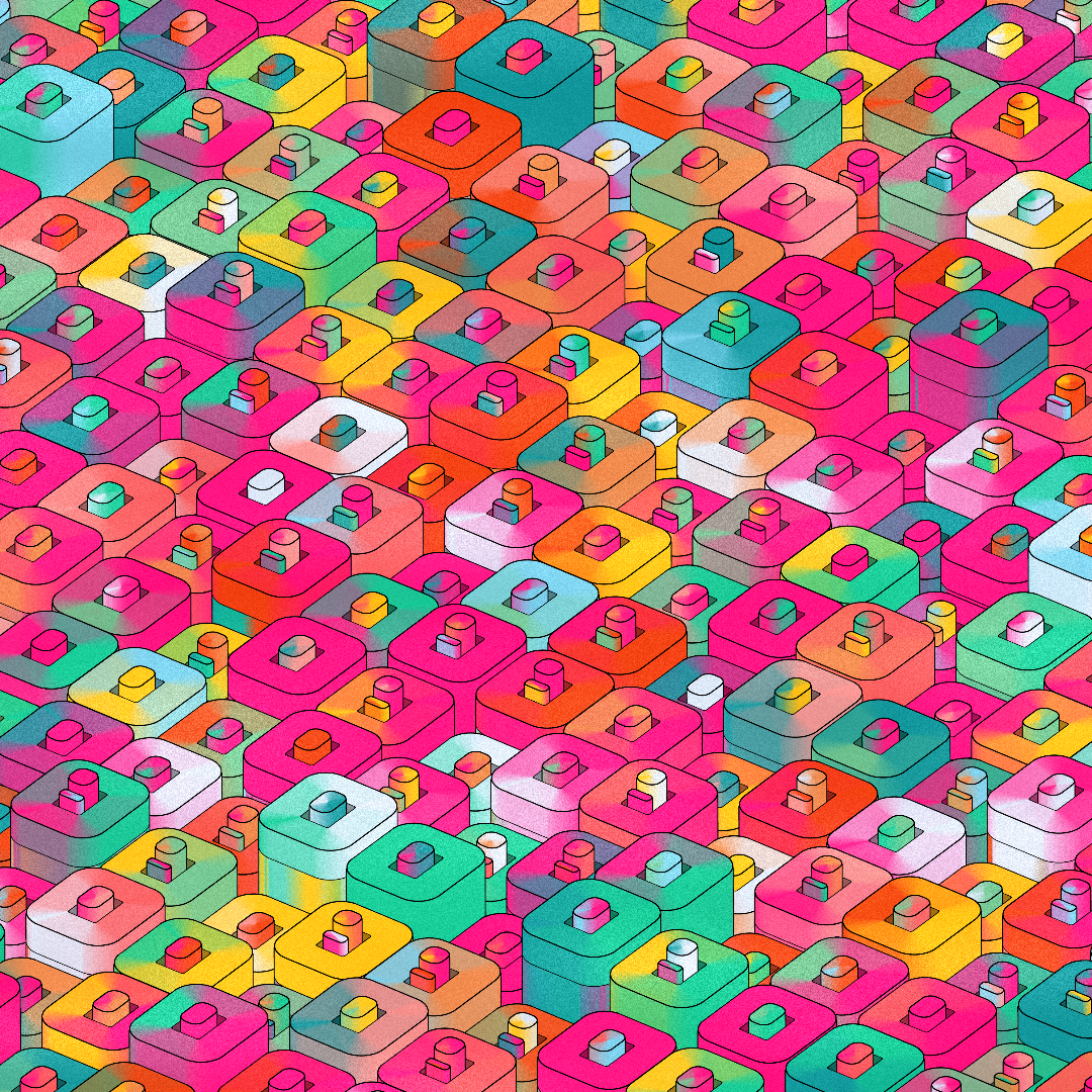 Cylinders #135 static NFT preview