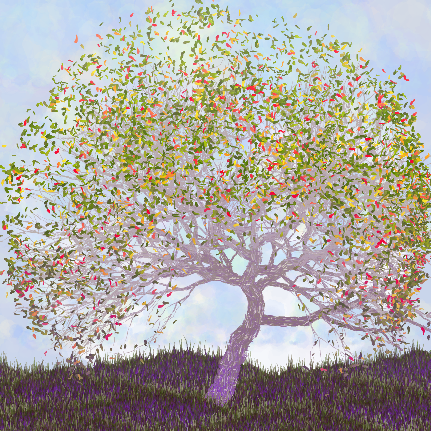Ornamental Tree #92 static NFT preview