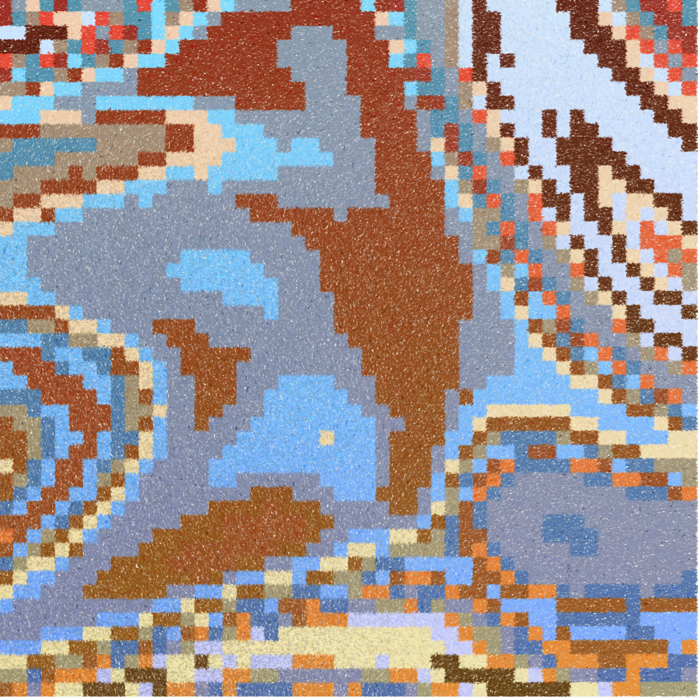 Hydrangea & Patchwork #359 static token preview