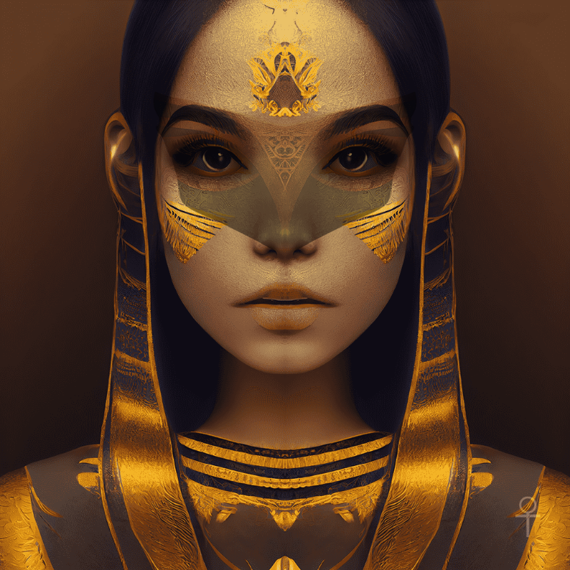 Egyptian woman #5 static token preview