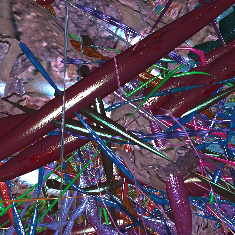 Prismatic Thickets #731 static NFT preview