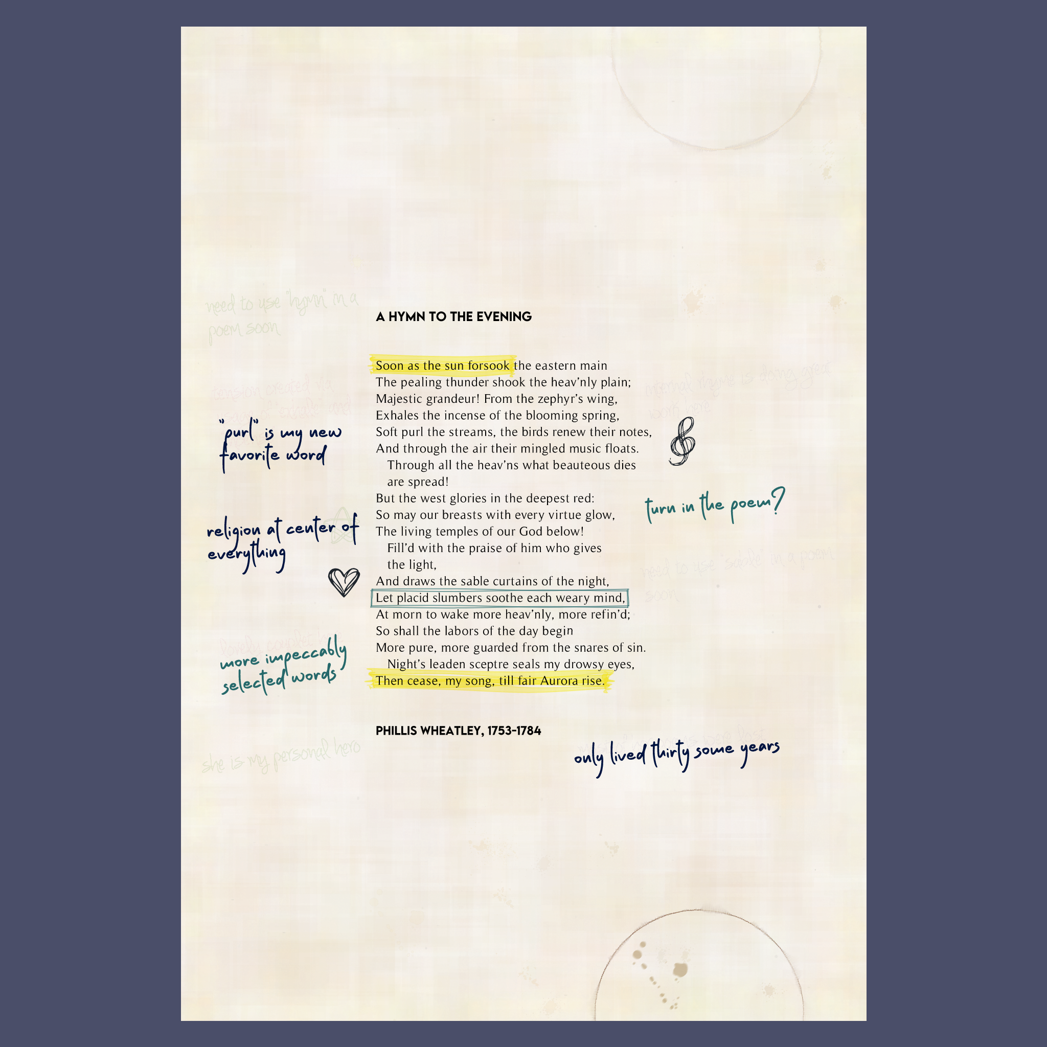 Poems in the Public Domain #143 static token preview