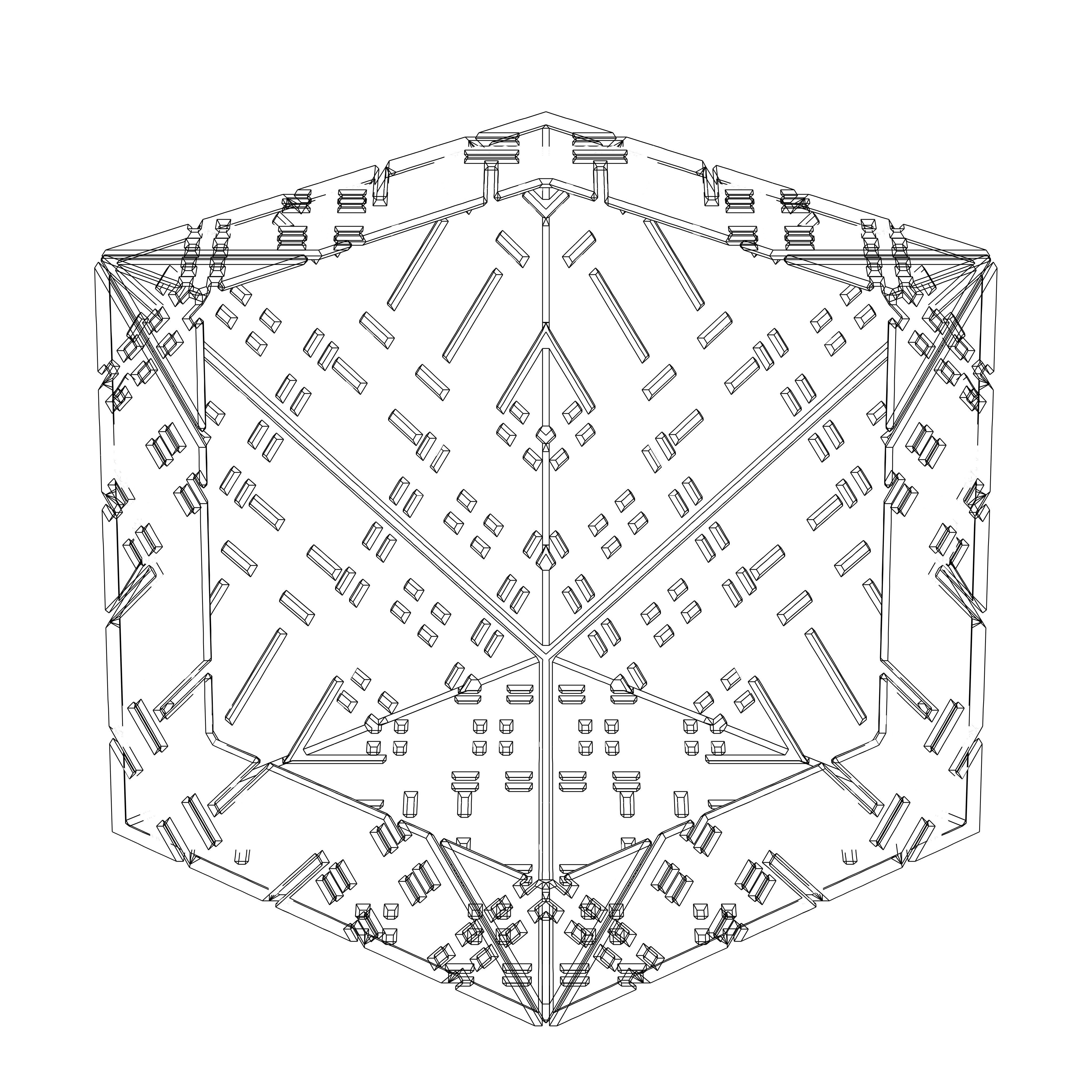 LL21 Alien Art Cube #640 static NFT preview