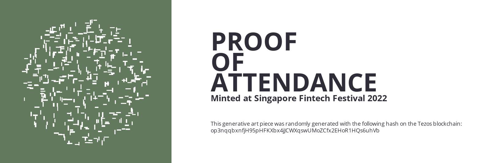 SFF2022 Proof of Attendance Token #755 static token preview