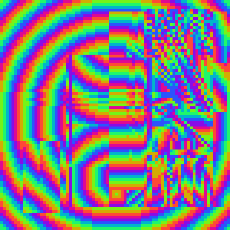 Mosaic #505 static NFT preview