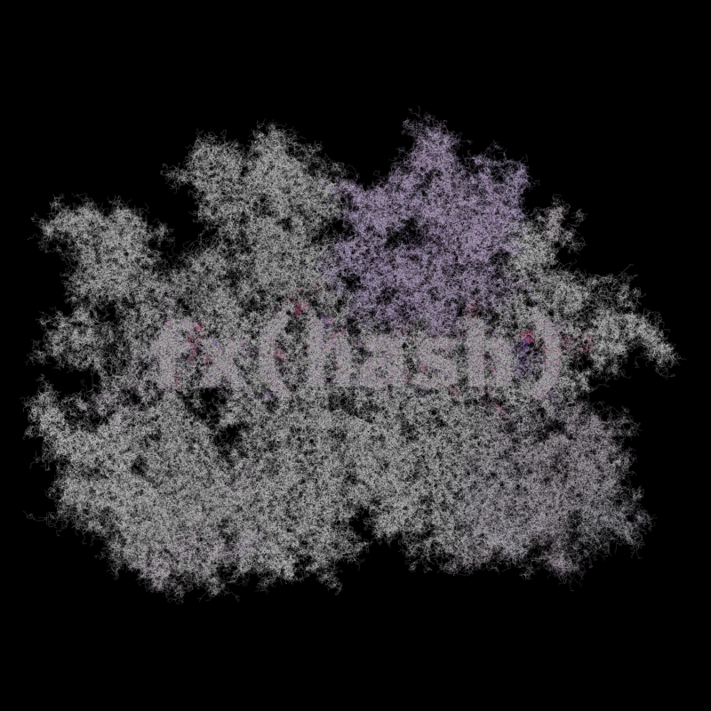FXHASH Generative Logo #812 static token preview