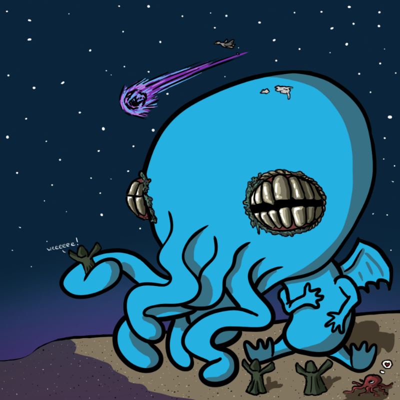 Chibi-thulhu #224 static NFT preview
