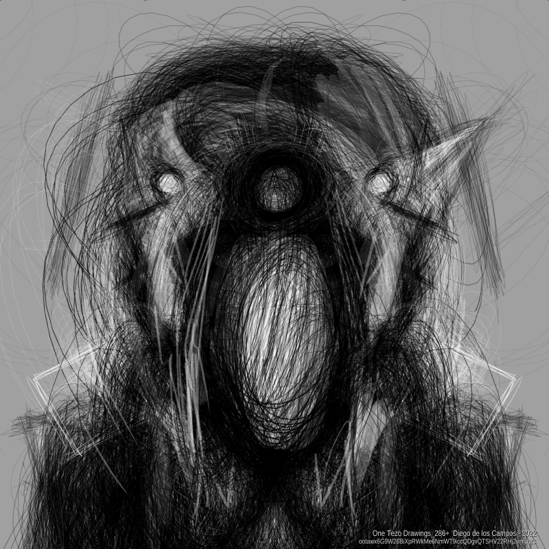 One Tezo Drawings_286+ #3 static token preview