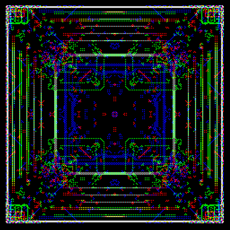 octomatonRGB #44 static NFT preview