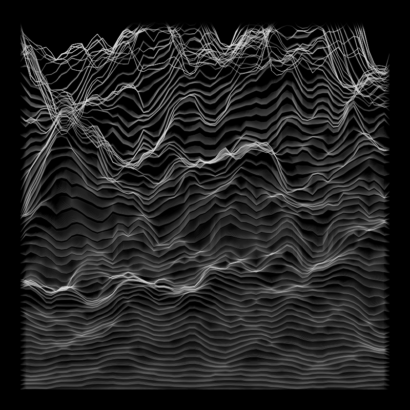 Moving White Lines #64 static NFT preview