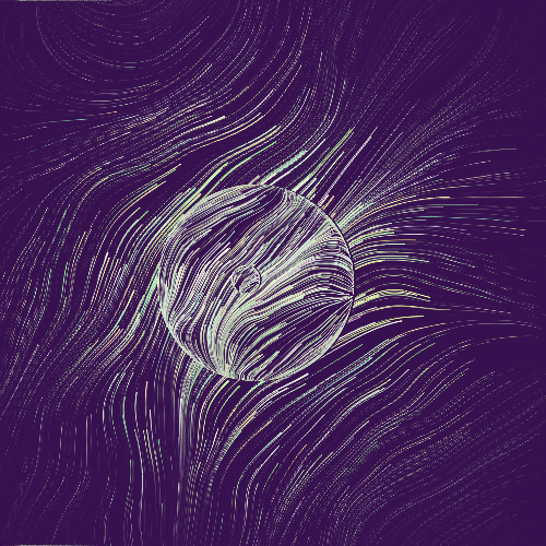 Solar wind #44 static NFT preview