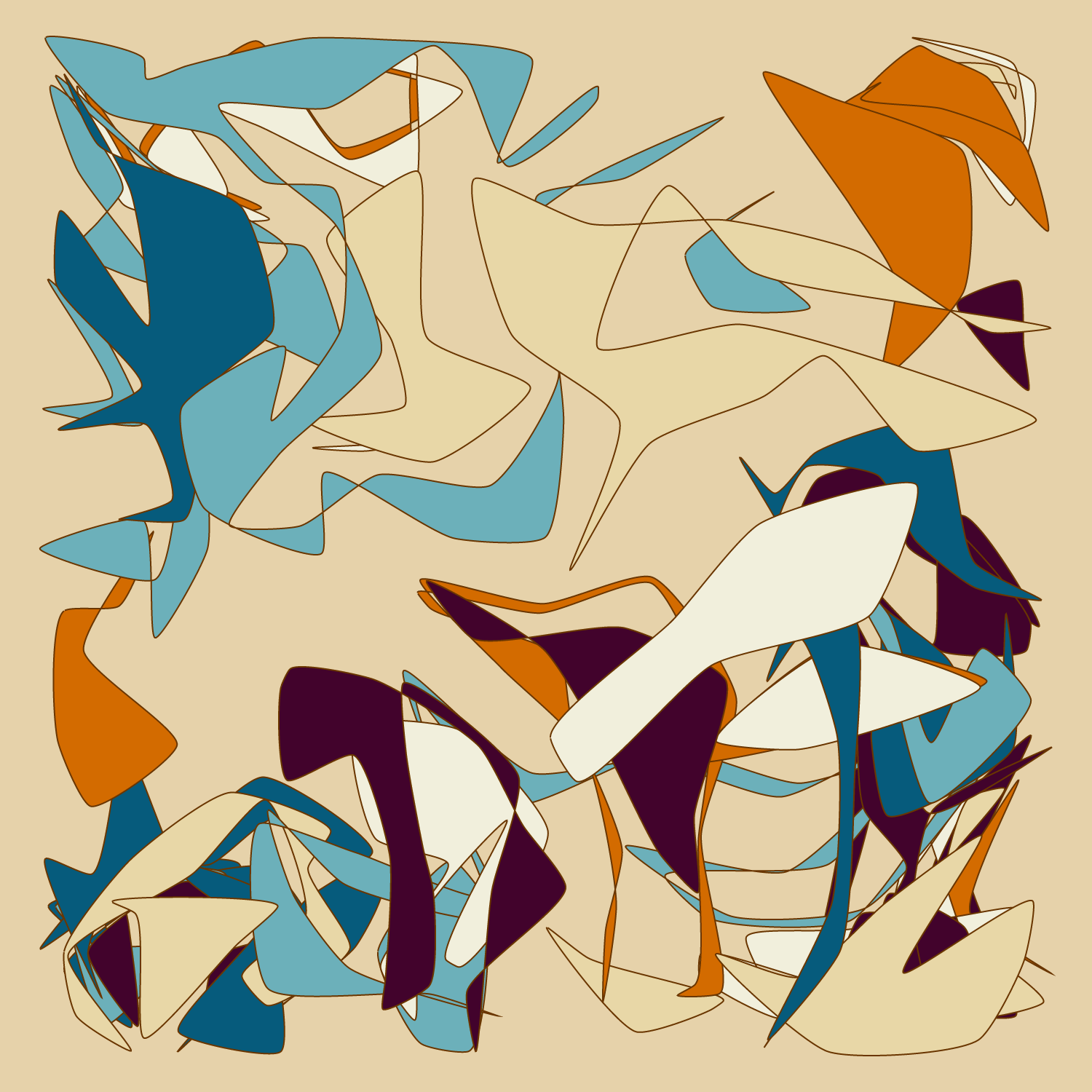 Geometric colorful shapes 2 (Free edition) #222 static NFT preview