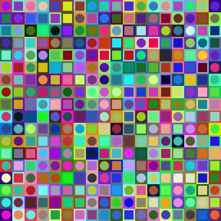 Square Dot Composition #126 static token preview