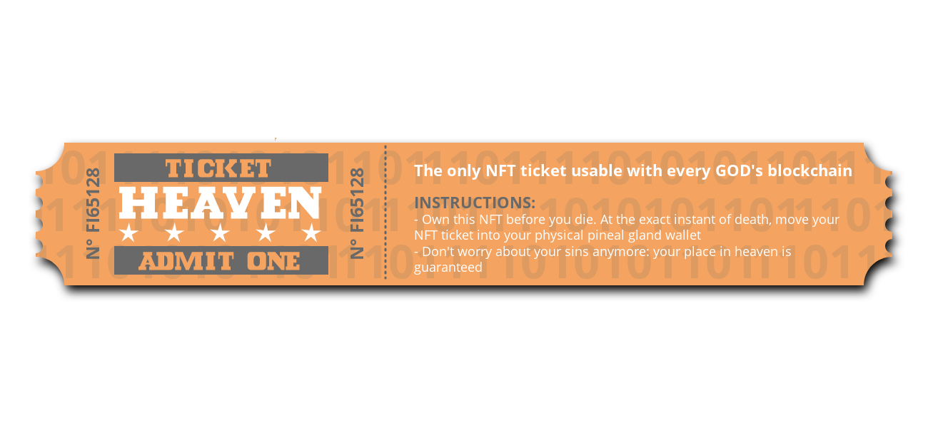Ticket to Heaven #90 static token preview