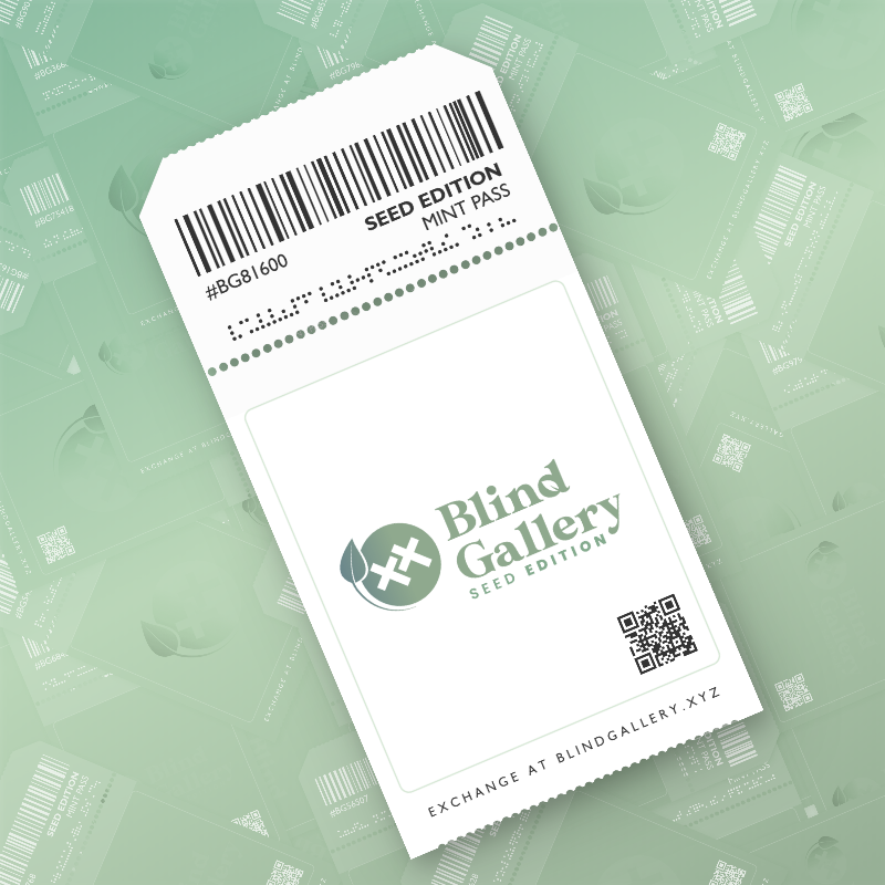 Blind Gallery Mint Pass (Seed Edition) #305 static NFT preview